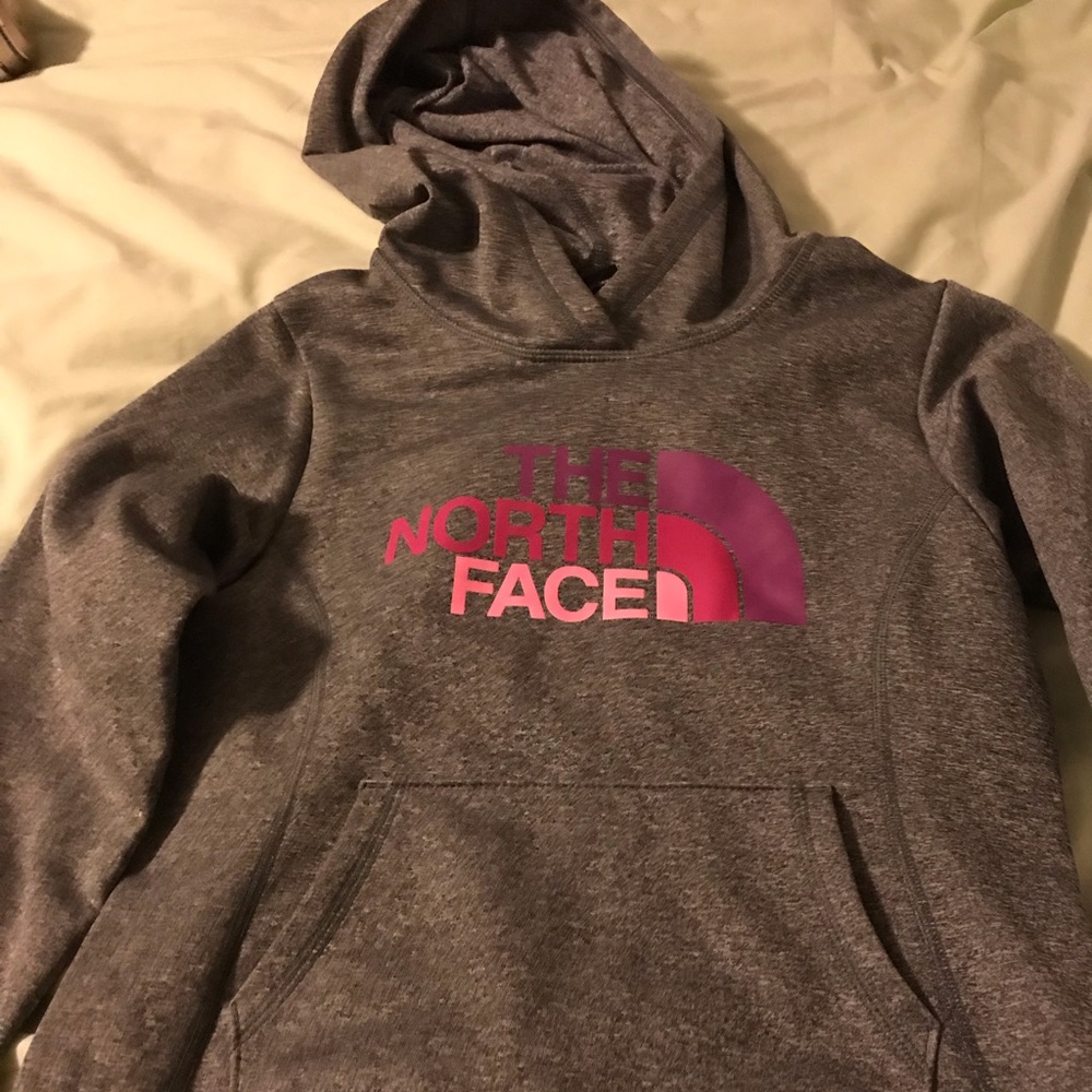 North Face girl’s M hoodie sweatshirt EUC